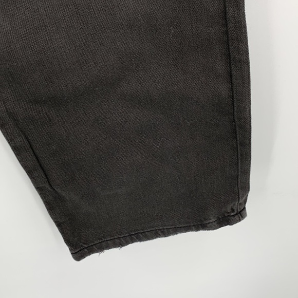 Sandrine Rose distressed Carbone gray skinny jeans ankle flax denim pants new 27 - Picture 3 of 7